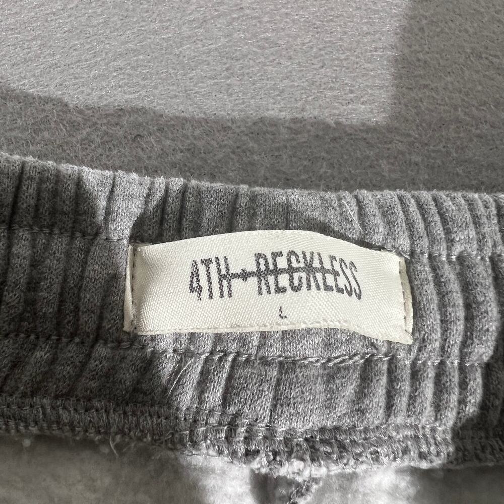 4th & Reckless Women’s L Gray Fourth Studio Fleece Joggers - Picture 3 of 12